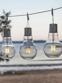 Solar-LED-Pendelleuchten Fille, 2 Stück