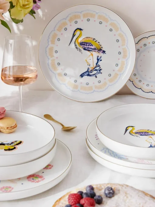 Speiseteller Flamboyant, 4er-Set