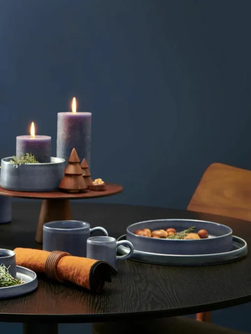 Speiseteller Gobi mit reaktiver Glasur, 6 Stück