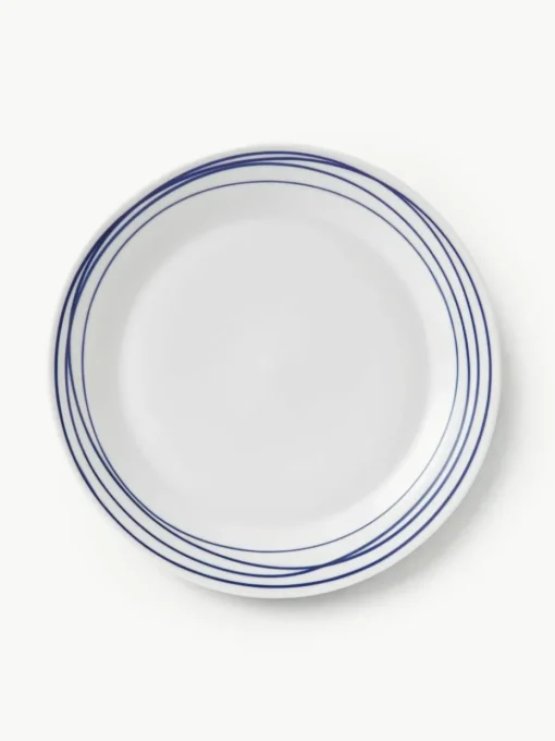 Speiseteller Pacific Blue aus Porzellan