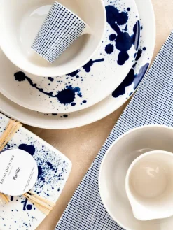 Speiseteller Pacific Blue aus Porzellan