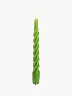 Stabkerzen Twisted, 6 Stück