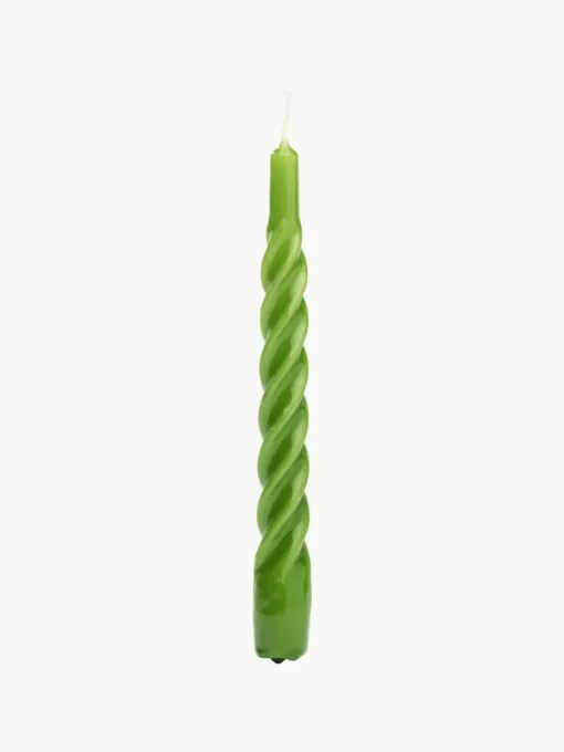 Stabkerzen Twisted, 6 Stück