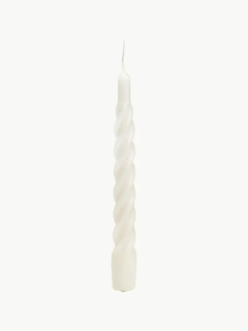 Stabkerzen Twisted, 6 Stück