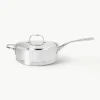Stieltopf Apollo aus Edelstahl mit Deckel
