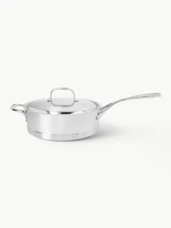 Stieltopf Apollo aus Edelstahl mit Deckel