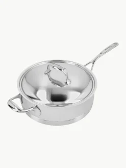 Stieltopf Apollo aus Edelstahl mit Deckel