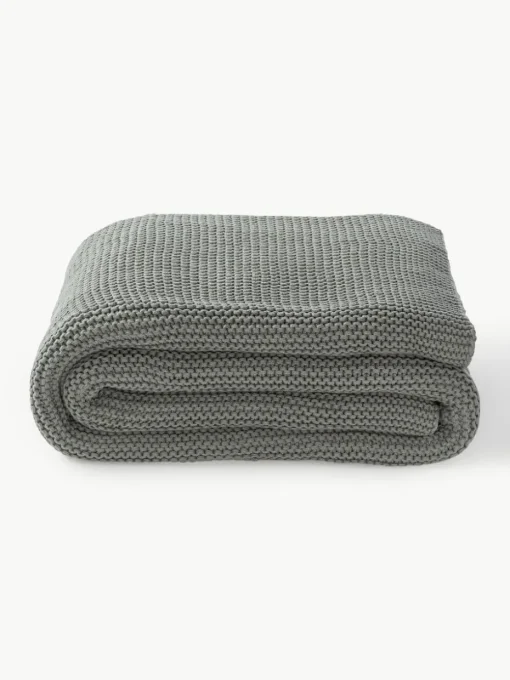 Strickdecke Adalyn aus Bio-Baumwolle