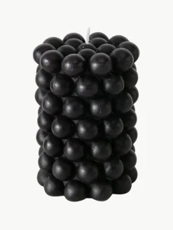 Stumpenkerzen Pearls, 3er-Set, H 10 cm