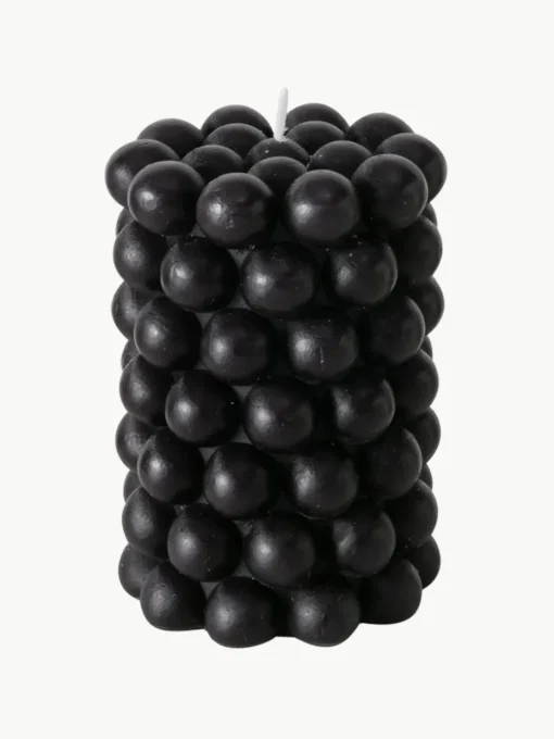 Stumpenkerzen Pearls, 3er-Set, H 10 cm