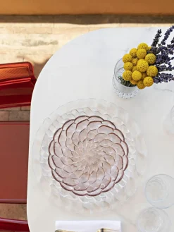 Suppenteller Jellies mit Strukturmuster, 4 Stück