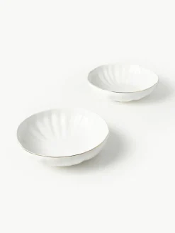 Suppenteller Sali mit Relief, 2 Stück