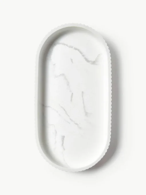 Tablett Kacie in Marmor-Optik