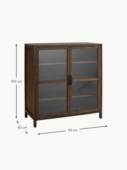 Tannenholz-Vitrine Marl