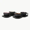 Tassen Etsy mit Untersetzer, 4er-Set