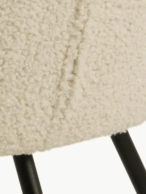 Teddy-Cocktailsessel Center mit Metall-Beinen