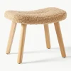 Teddy-Hocker Wing mit Holzbeinen