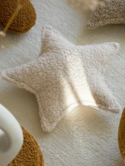 Teddy-Kuschelkissen Star