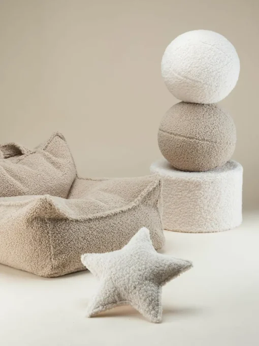 Teddy-Kuschelkissen Star