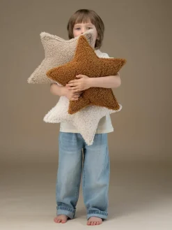 Teddy-Kuschelkissen Star