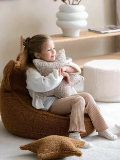 Teddy-Kuschelkissen Star