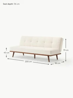 Teddy-Schlafsofa Evy (3-Sitzer)