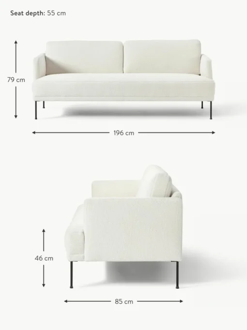 Teddy-Sofa Fluente (3-Sitzer)