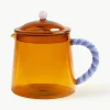Teekanne Duet aus Borosilikatglas, 1 L