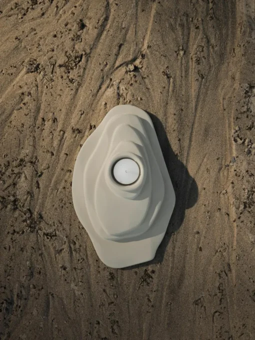 Teelichthalter Dune aus Keramik