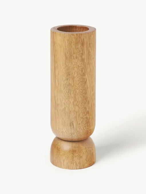 Teelichthalter Matti aus Mangoholz, 2er-Set