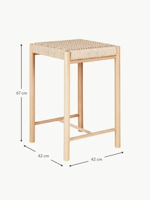 Thekenhocker Abano aus Pappelholz