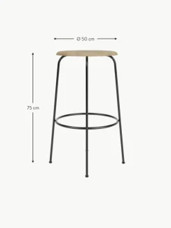 Thekenhocker Afteroom aus Metall und Holz