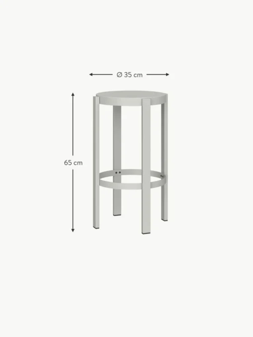 Thekenhocker Doon aus Metall