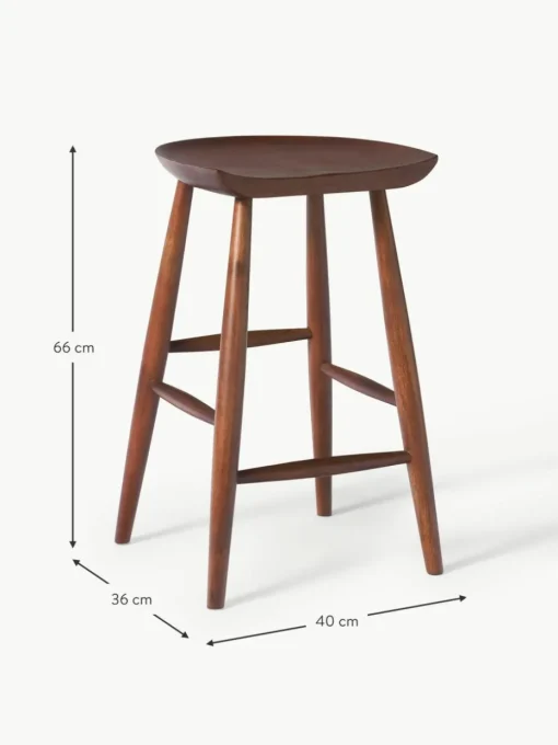 Thekenhocker Nino aus Mangoholz