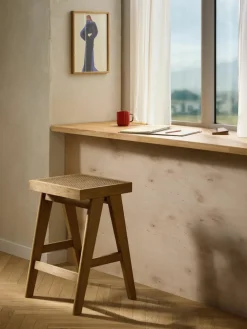 Thekenhocker Sissi mit Wiener Geflecht