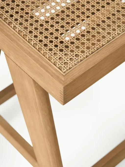 Thekenhocker Sissi mit Wiener Geflecht