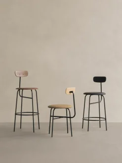 Thekenstuhl Afteroom aus Metall und Holz