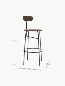 Thekenstuhl Afteroom aus Metall und Holz