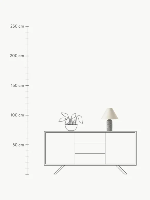 Tischlampe Gia mit Marmorfuß