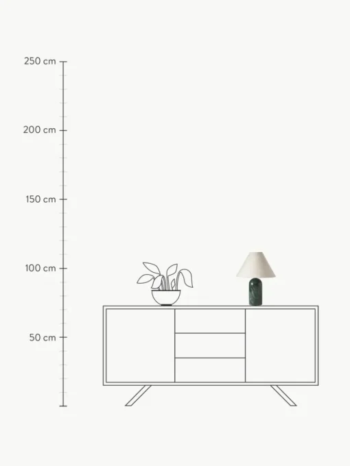 Tischlampe Gia mit Marmorfuß