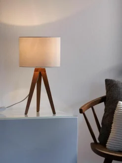 Tischlampe Kullen aus Eichenholz