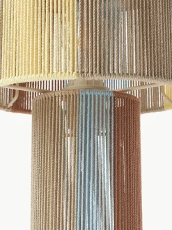 Tischlampe Lace aus Leinenfäden