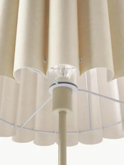 Tischlampe Lucina aus Leinen