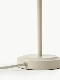 Tischlampe Lucina aus Leinen