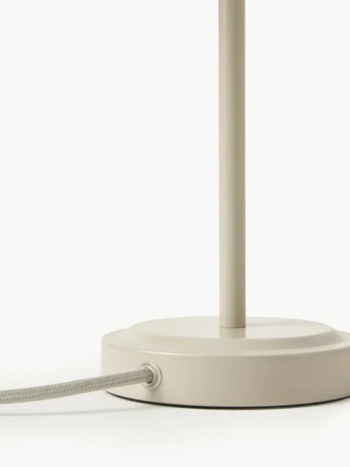 Tischlampe Lucina aus Leinen