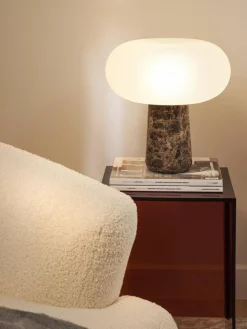 Tischlampe Mariella mit Marmorfuß