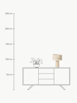 Tischlampe Nyla mit asymmetrischem Lampenschirm