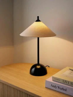 Tischlampe Vica mit Marmorfuß