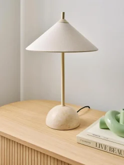 Tischlampe Vica mit Marmorfuß