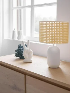 Tischlampe Vienna aus Wiener Geflecht